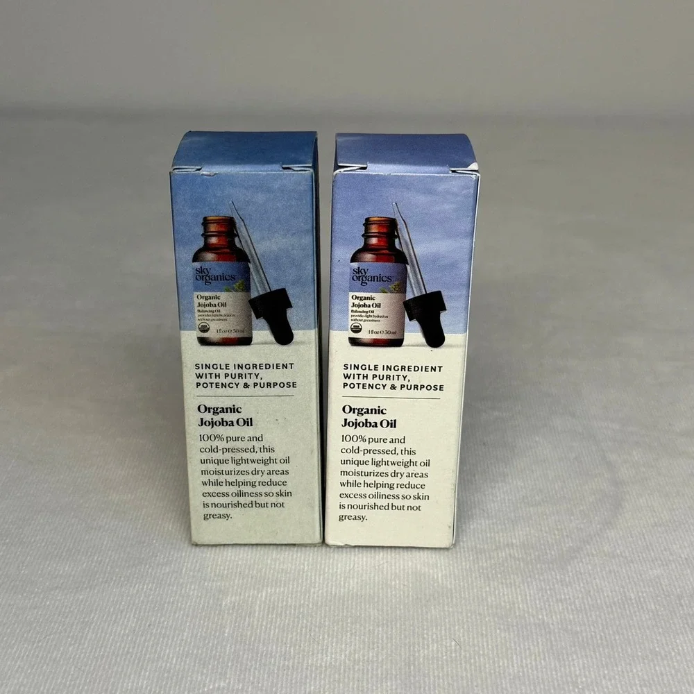 2X Sky Organics Organic Jojoba Oil 1 fl oz Balancing Oil‎ Hydration